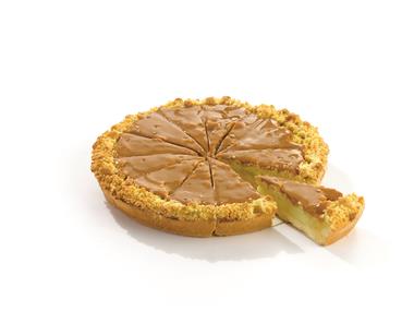 Ciasto Jabłecznik kremowy z kruszonką i karmelem symbol 47810 1,8kg - VANDEMOORTELE